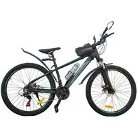 Велосипед Greenland Everest 1.0 26 р.16 2024 (черный/зеленый) 1