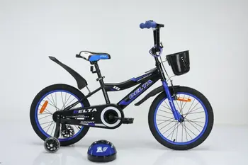 Детский велосипед Delta Sport 18 (черный/синий, 2019) 1