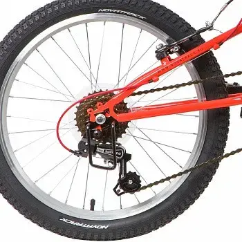 Детский велосипед Novatrack Dart 20 20SS6V.DART.BK20 (черный/красный, 2020) 1