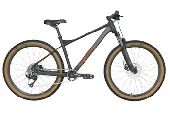Велосипед Stark Hunter 27.3 HD XS 2025 (антрацит матовый/оранжевый металлик) 1