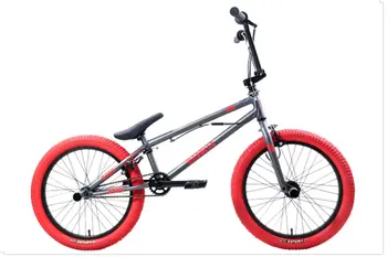 Велосипед Stark Madness BMX 3 2025 (темно-серый матовый/красный) 1