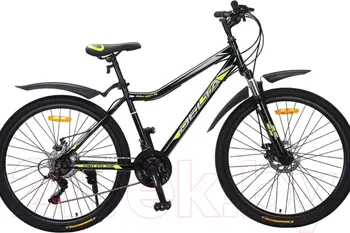 Велосипед Delta Street 27.5 2701 (черный/зеленый) 1