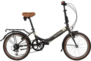 Велосипед Novatrack Aurora 3.6 20 2024 20FAURORA6S.BN4 (коричневый) 1