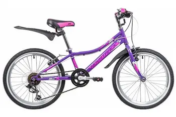 Детский велосипед Novatrack Aliсe 6.D 20 2021 20SH6D.ALICE.PR21 (фиолетовый) 1