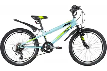 Детский велосипед Novatrack Racer 20 20SH6V.RACER.BL20 (голубой/черный, 2020) 1