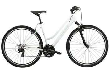 Kross Evado 1.0 D 28 белый/бирюзовый глянец 1