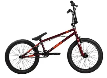 Велосипед Stark Madness BMX 3 2025 (бордовый/оранжевый/черный) 1
