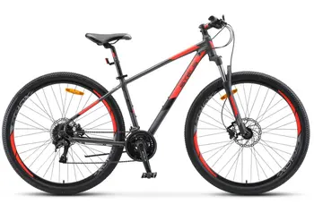 Велосипед Stels Navigator 920 D 29 V010 р.18.5 2020 (антрацитовый/красный) 1