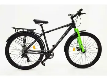 Велосипед Stels Navigator 700 MD 27.5 р.17.5 Z010 Курьер 2024 (разобранный, черный матовый) 1