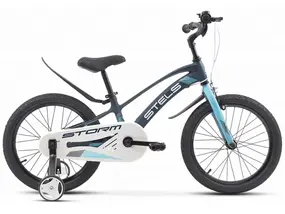 Детский велосипед Stels Storm 18 KR (разобранный, темно-синий/зеленый) 1