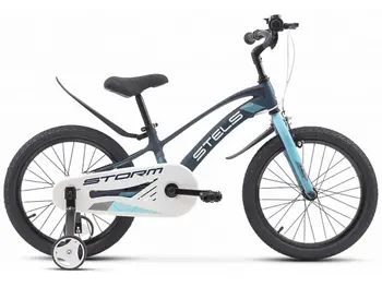 Детский велосипед Stels Storm 18 KR (разобранный, темно-синий/зеленый) 1