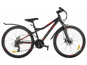 Велосипед Stels Navigator 610 MD 26 V040 р.16 2024 (черный/красный) 1