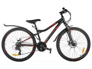 Велосипед Stels Navigator 610 MD 26 V040 р.16 2024 (черный/красный) 1