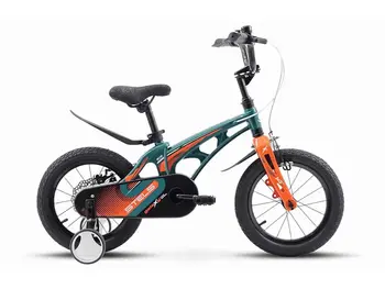 Детский велосипед Stels Galaxy KMD 14 2024 (темно-зеленый) 1