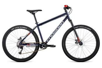 Велосипед Forward Sporting 27.5 X D р.17 2022 (темно-синий/красный) 1