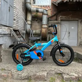Детский велосипед AIST Stitch 16 2022 (синий) 1