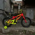 Детский велосипед Novatrack Tornado 16 (красный/желтый, 2019) 1