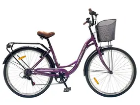 Велосипед Greenland Alice 28 7S (фиолетовый) 1