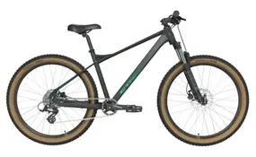 Велосипед Stark Hunter 27.2 HD M 2025 (черный матовый/сине-изумрудный) 1