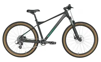 Велосипед Stark Hunter 27.2 HD M 2025 (черный матовый/сине-изумрудный) 1