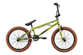 Велосипед Stark Madness BMX 2 2025 (ярко-зеленый/черный/песочный) 1