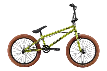 Велосипед Stark Madness BMX 2 2025 (ярко-зеленый/черный/песочный) 1