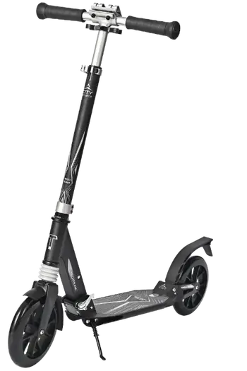 Двухколесный подростковый самокат Tech Team City Scooter Disk Brake 2024 (серый) 1