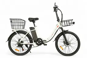 Электровелосипед SameBike City Master белый 1