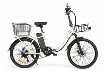 Электровелосипед SameBike City Master белый 1