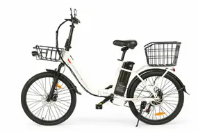 Электровелосипед SameBike City Master белый 1