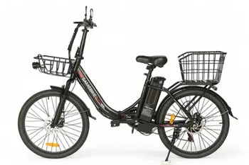 Электровелосипед SameBike City Master черный 1