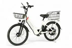Электровелосипед SameBike E-ALFA 350w 36v белый 1