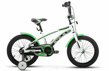 Детский велосипед Stels Shadow VC16 белый/зеленый 1