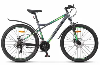 Велосипед Stels Navigator 710 MD 27,5 V020 серый-зеленый 1
