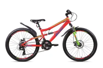 Двухподвесной велосипед Aist Avatar Junior 24 красный 1