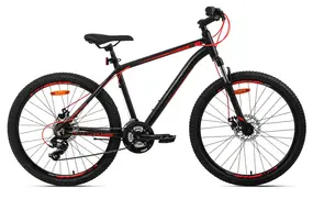 Велосипед Aist Rocky 1.0 Disс черный-красный 1