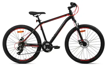 Велосипед Aist Rocky 1.0 Disс черный-красный 1