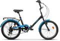 Складной велосипед Aist Smart 20 2.1 черный-синий 1
