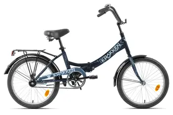 Складной велосипед Krakken Krabs 20 1.0 черный 1