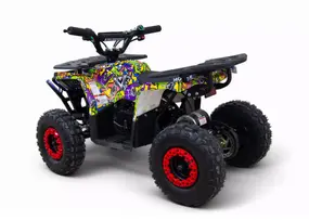 Детский электрический квадроцикл MOTAX GRIZLIK MIDI E1000 BW Motax 1