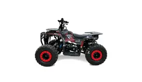 Детский бензиновый квадроцикл MOTAX GRIZLIK MIDI PS BW черный-красный камуфляж 1