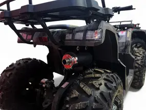 Взрослый бензиновый квадроцикл MOTAX GRIZLIK T200 черный-красный камуфляж 1