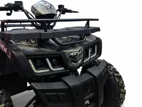 Взрослый бензиновый квадроцикл MOTAX GRIZLIK T200 черный-красный камуфляж 1