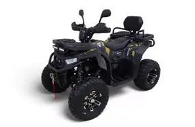 Взрослый бензиновый квадроцикл MOTAX GRIZLIK W200 LUX черный-коричневый камуфляж 1