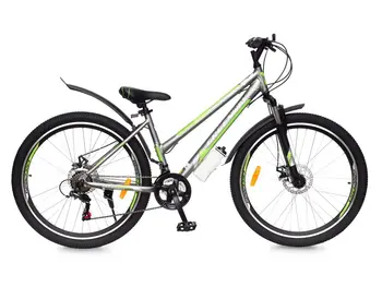 Велосипед Greenway Colibri-H 24 серый-зеленый 2