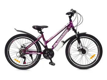 Велосипед Greenway Colibri-H 24 фиолетовый-розовый 1