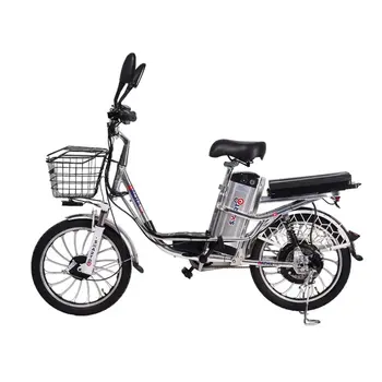 Электровелосипед Smart8 Dacha Lux серебристый 1