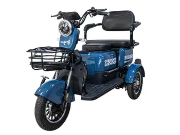 Электротрицикл Smart8 BULBASH Синий 1