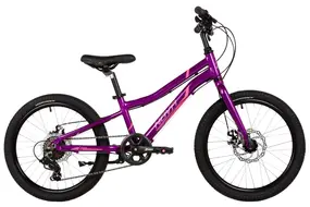 Детский велосипед Novatrack Novara 6.D 20 фиолетовый 1