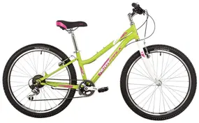 Велосипед Novatrack Jenny 24 V салатовый 1